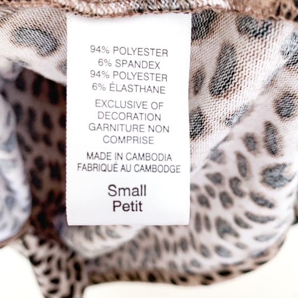 Betsy Johnson Leopard Print Sweater - Picture 4 of 6